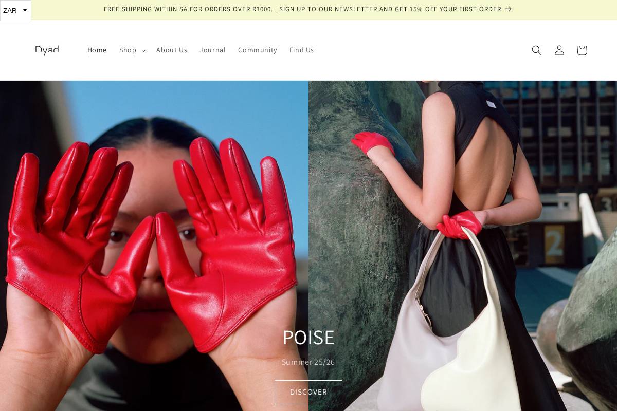 projectdyad.com homepage screenshot