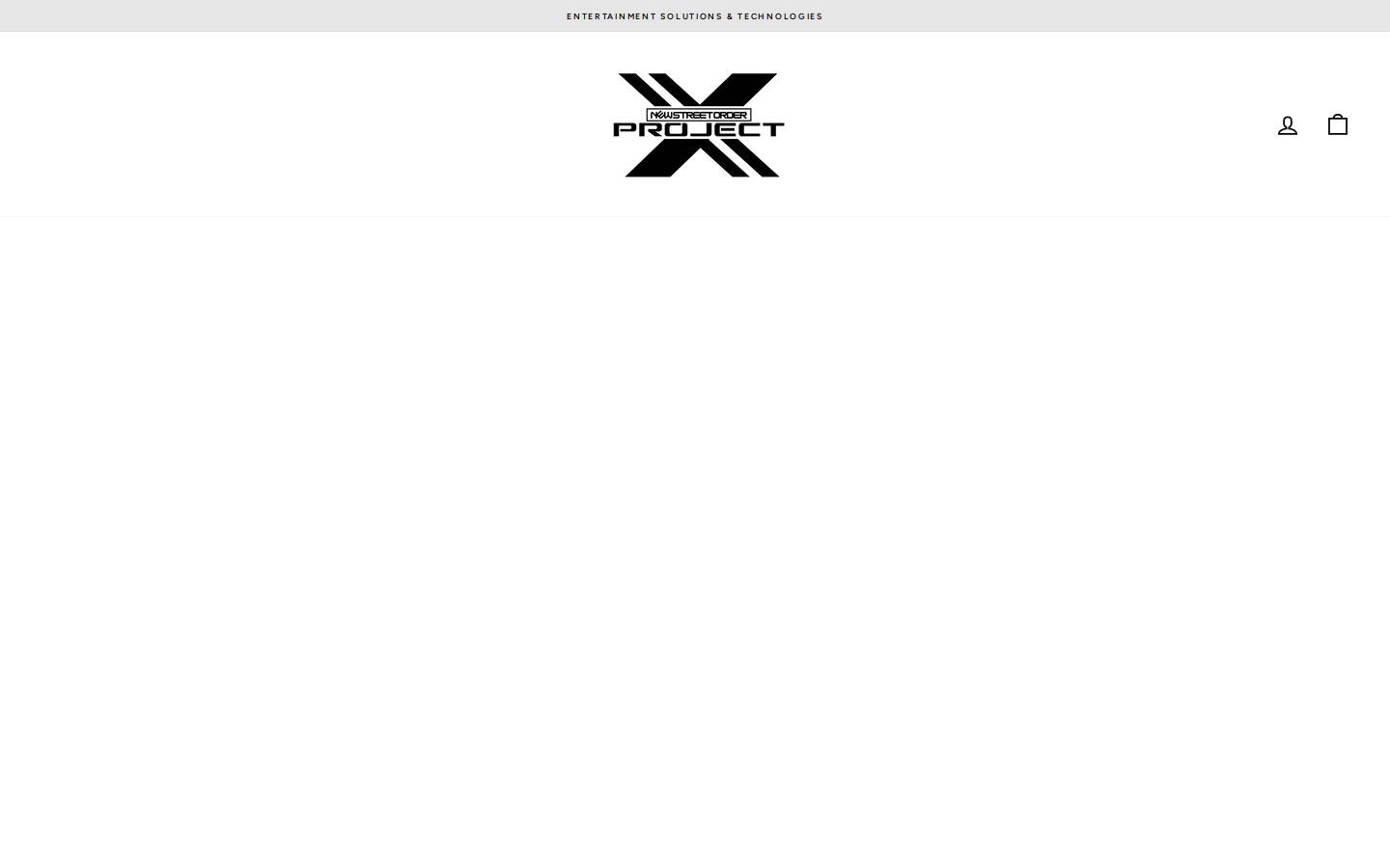 projectxdance.com homepage screenshot