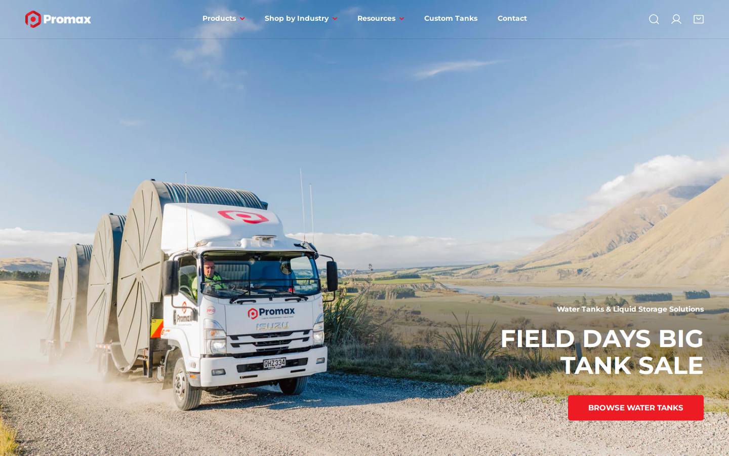 promax.co.nz homepage screenshot