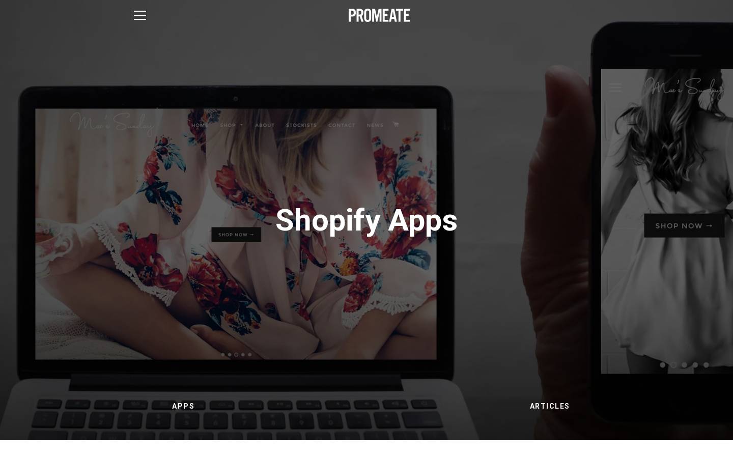 promeate.com homepage screenshot