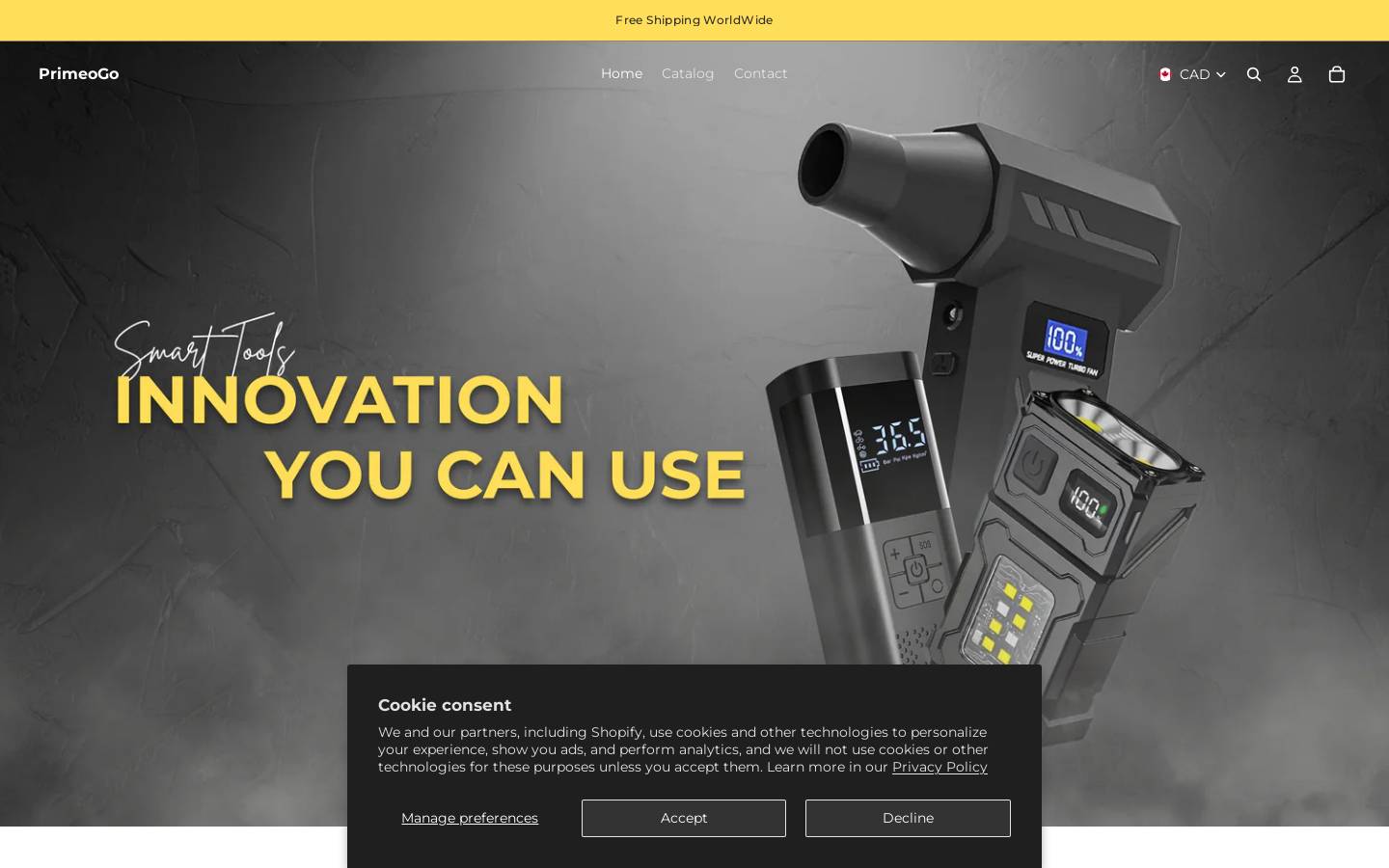 promeogo.com homepage screenshot