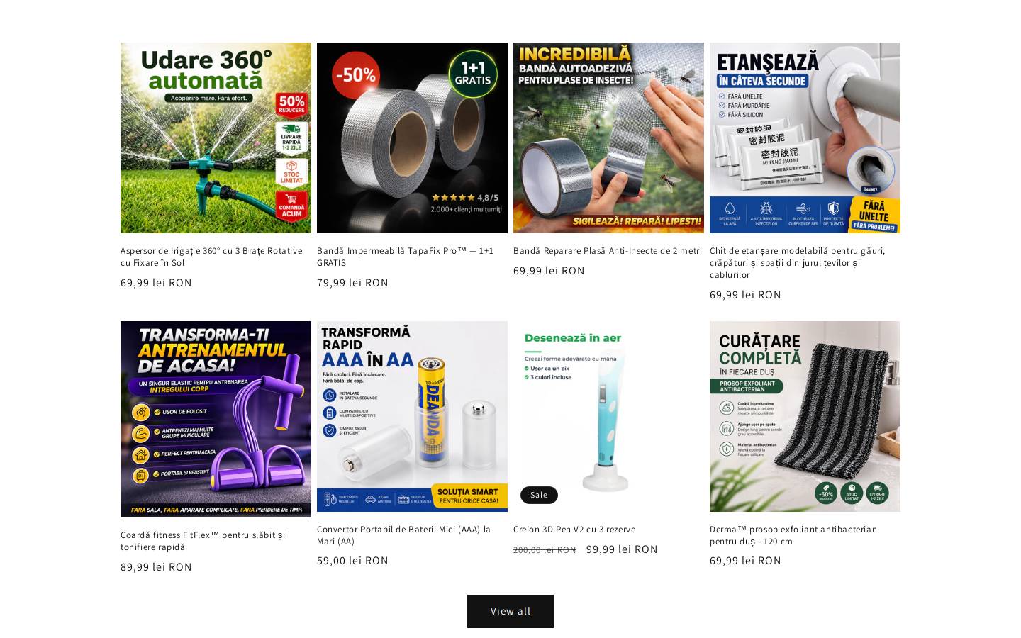 promoti.ro homepage screenshot