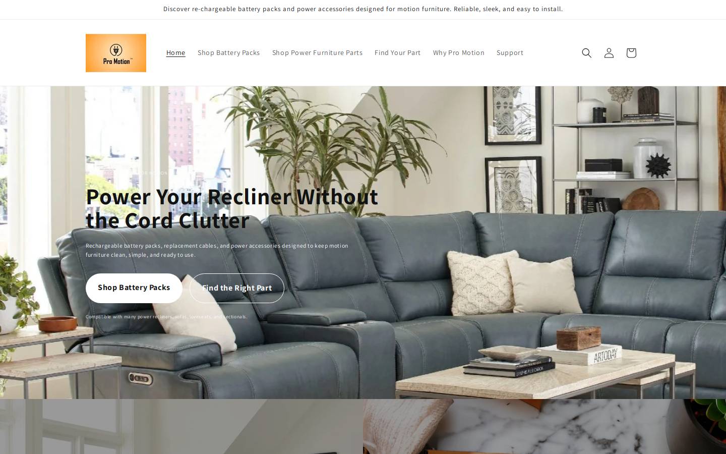 promotionfurniture.com homepage screenshot