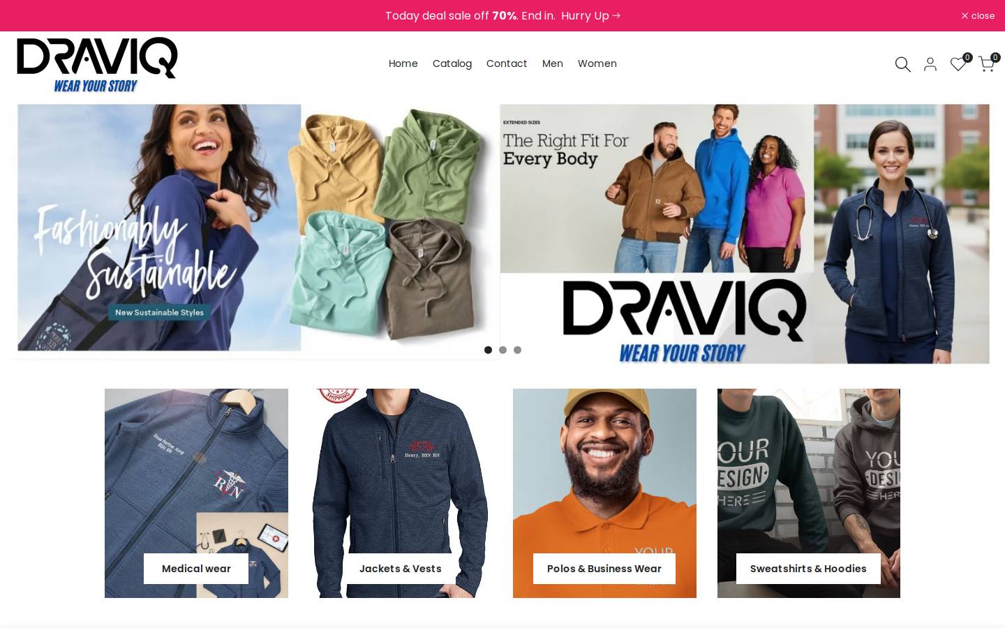 prooutfits.com homepage screenshot