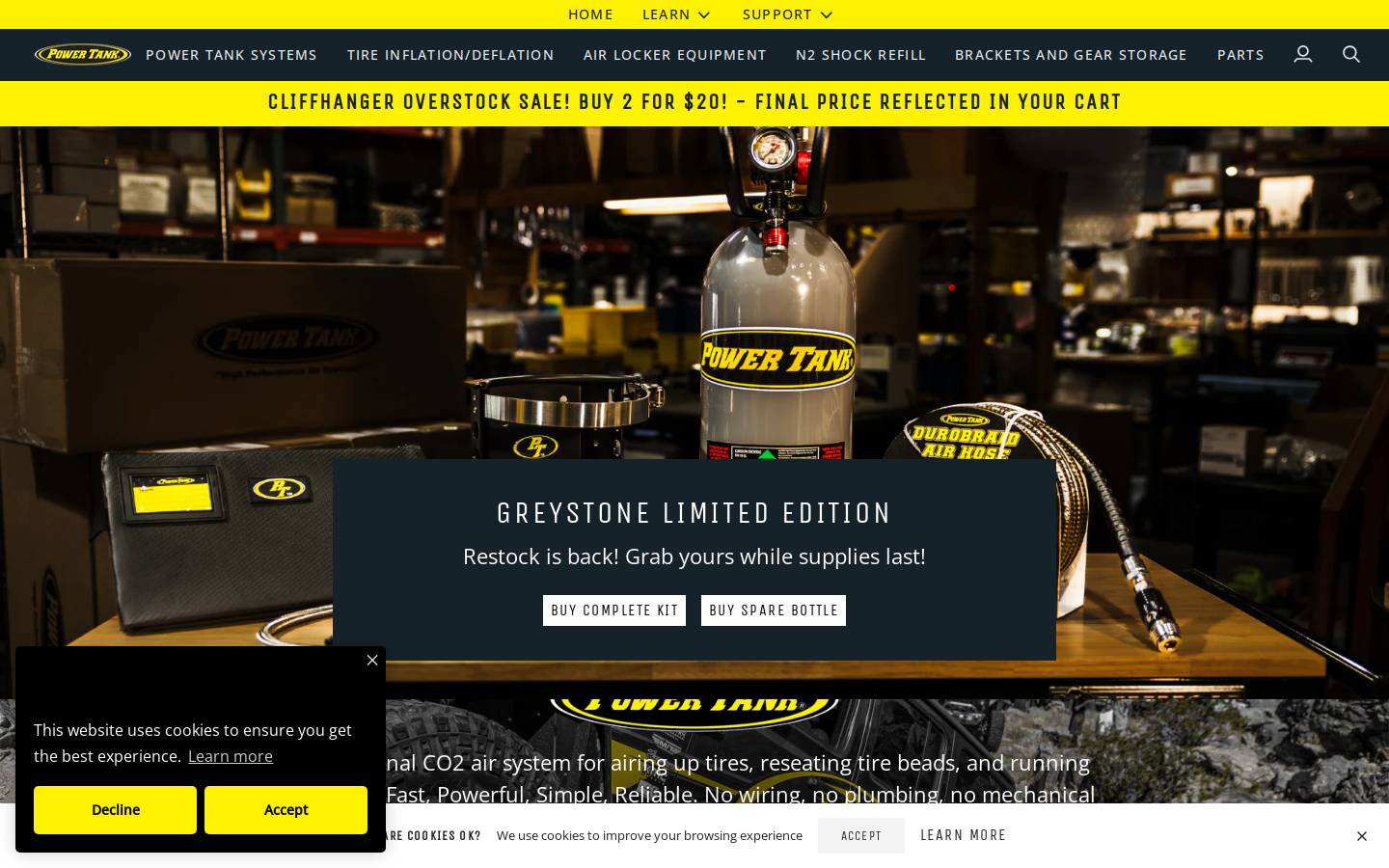 propanetankbracket.com homepage screenshot