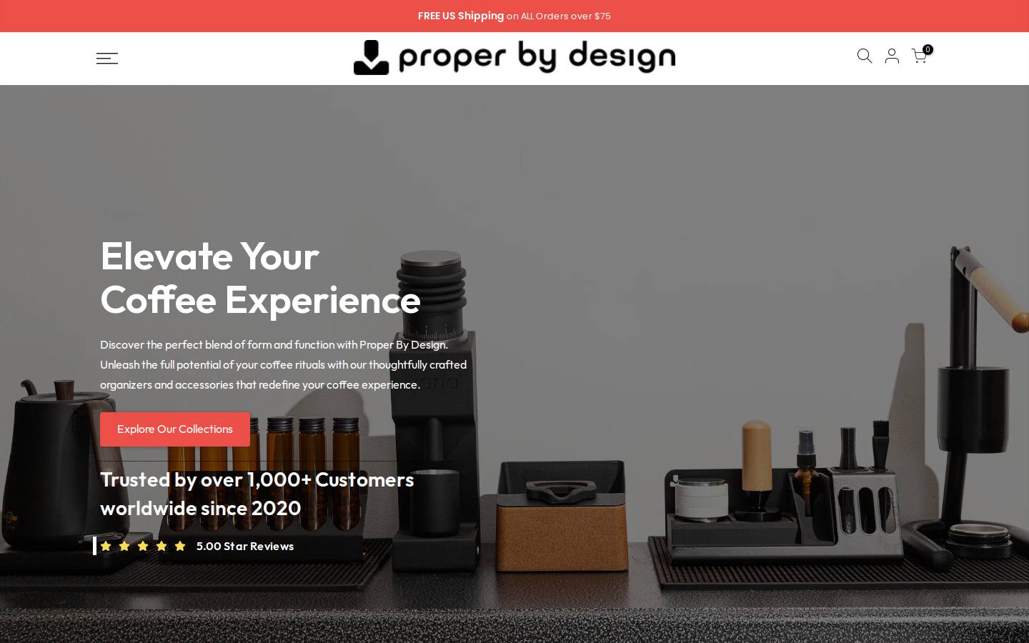 proper-designs.com homepage screenshot