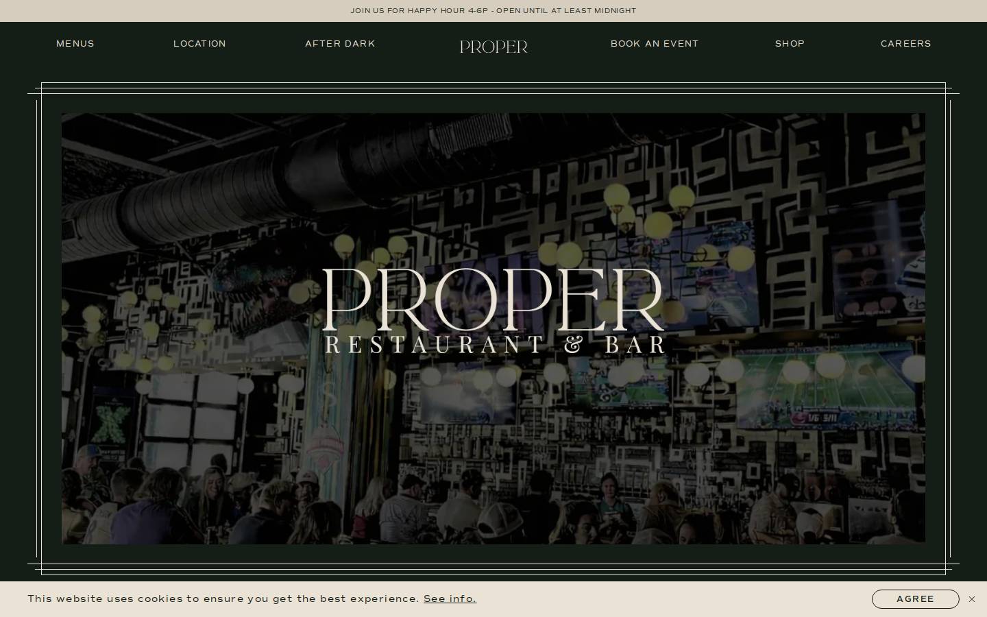 proper30a.com homepage screenshot