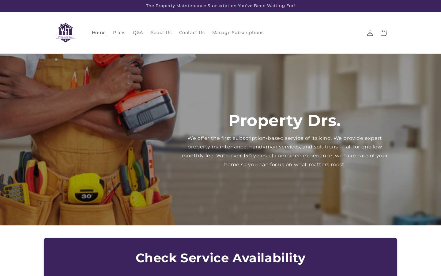 propertydrsllc.com homepage screenshot