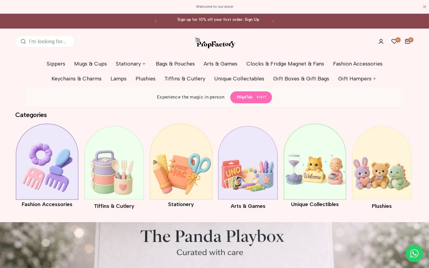 Propfactory homepage screenshot