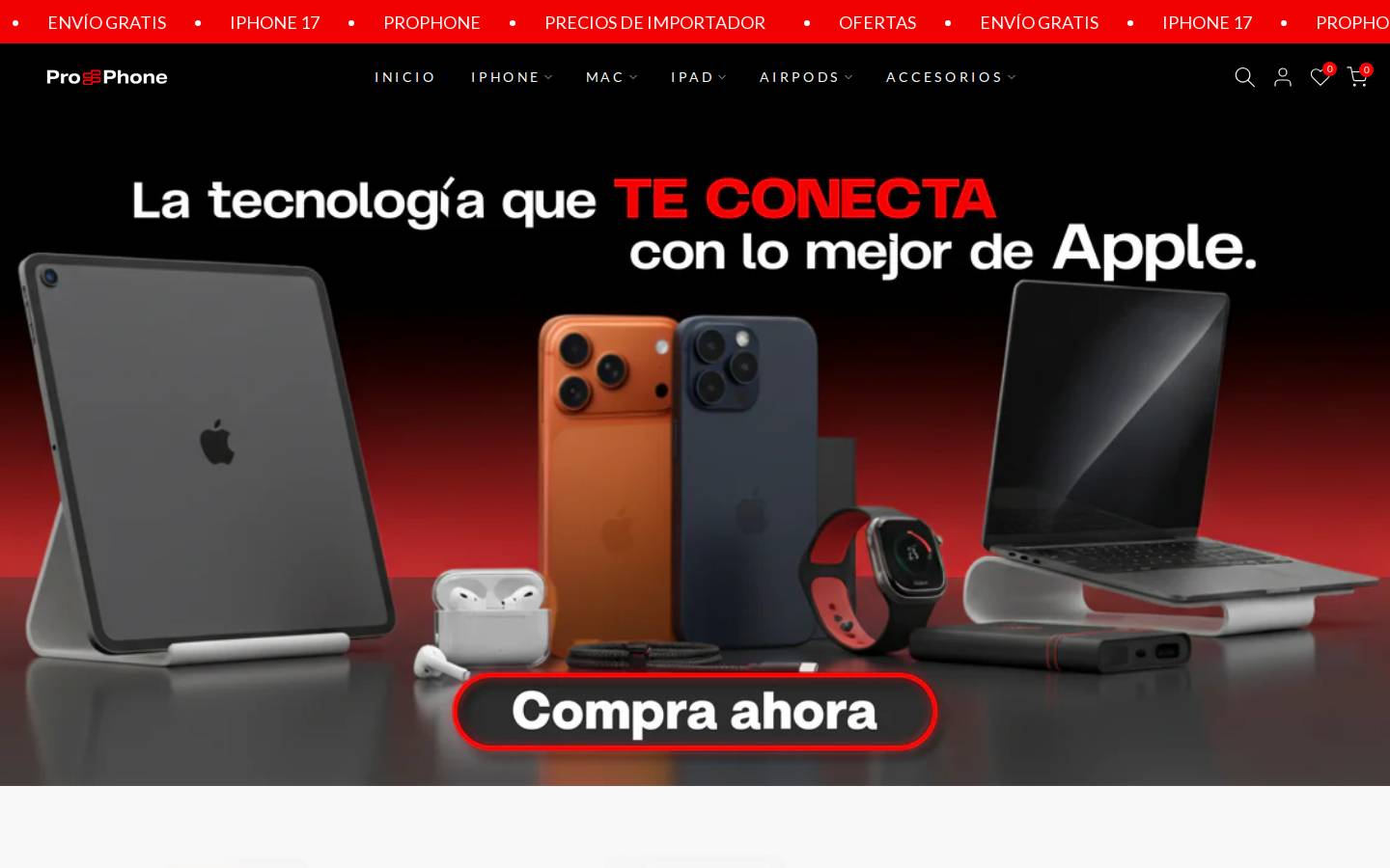 prophone.com homepage screenshot