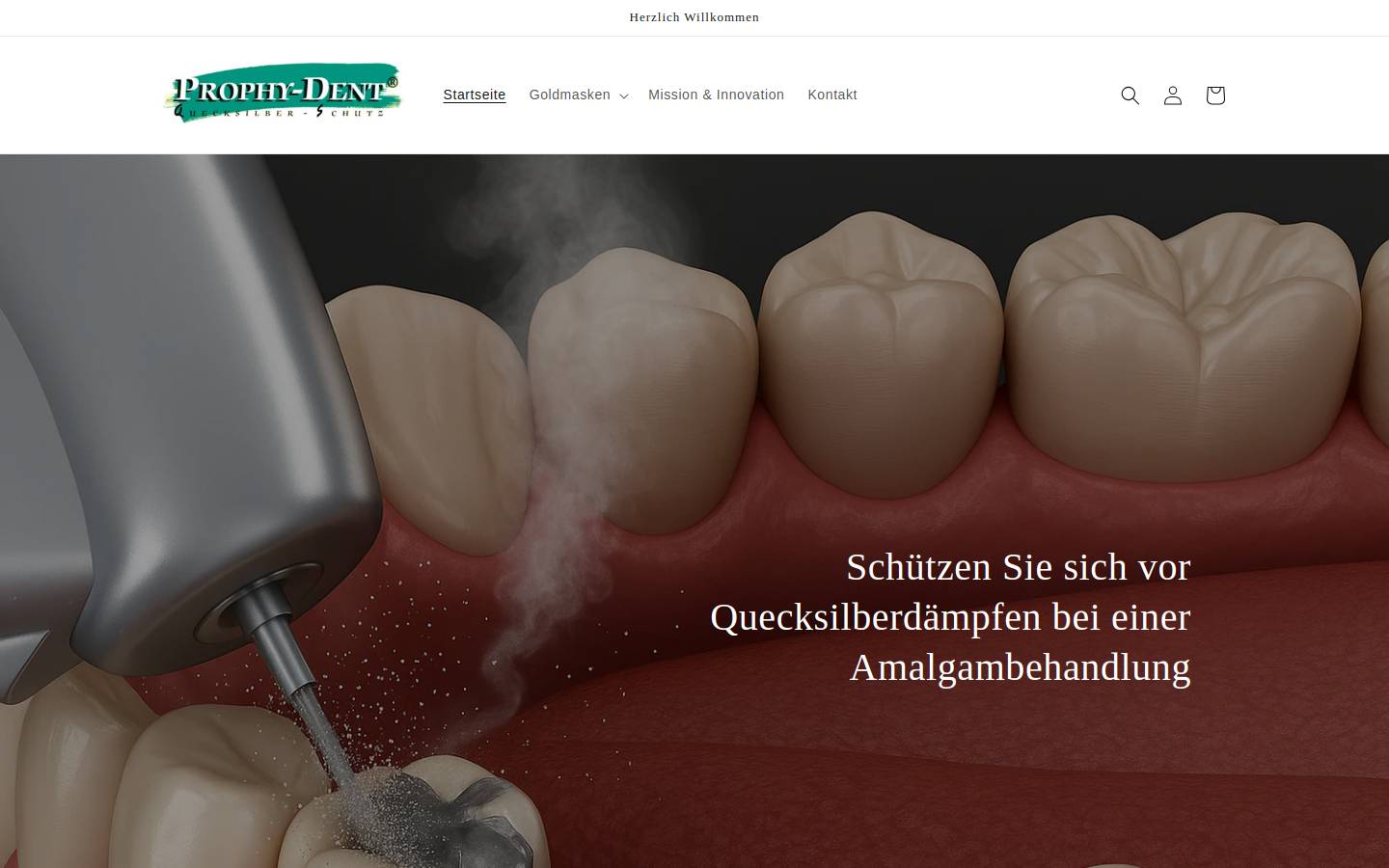 prophy-dent.com homepage screenshot
