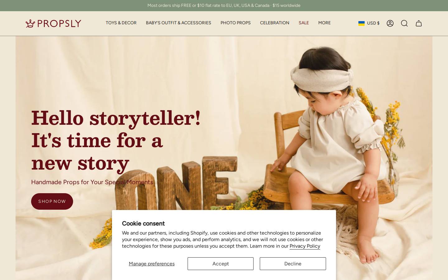 propsly.me homepage screenshot