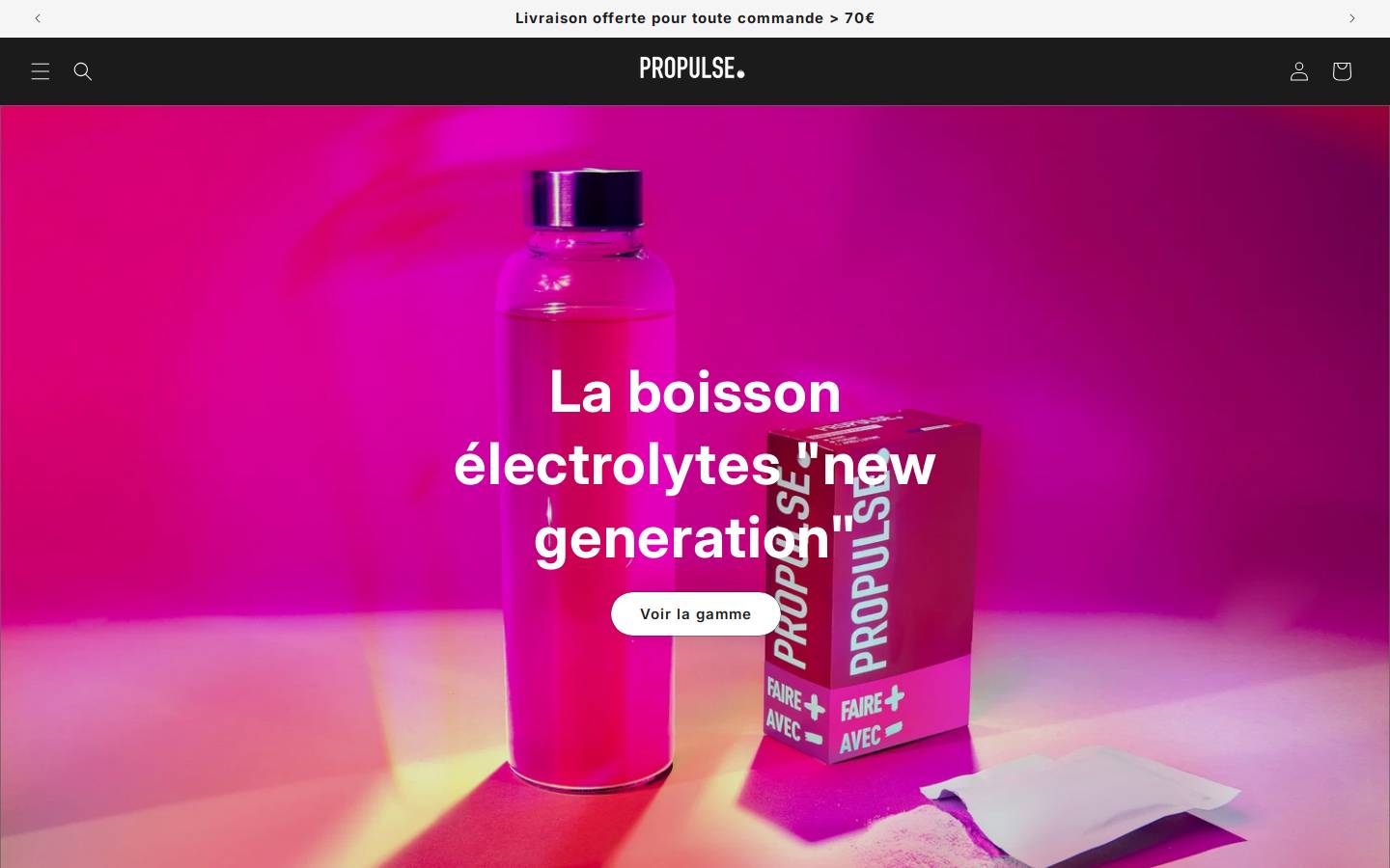 propulse-care.fr homepage screenshot