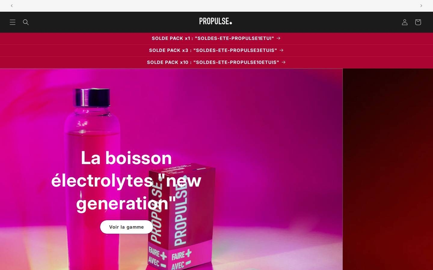 propulsecare.com homepage screenshot