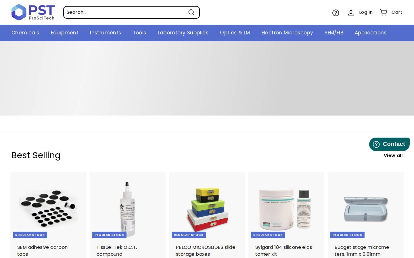proscitech.com.au homepage screenshot