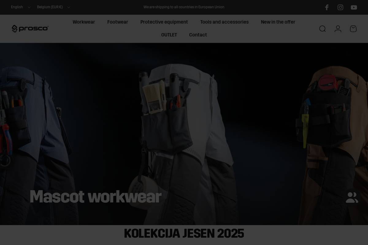 prosco.eu homepage screenshot