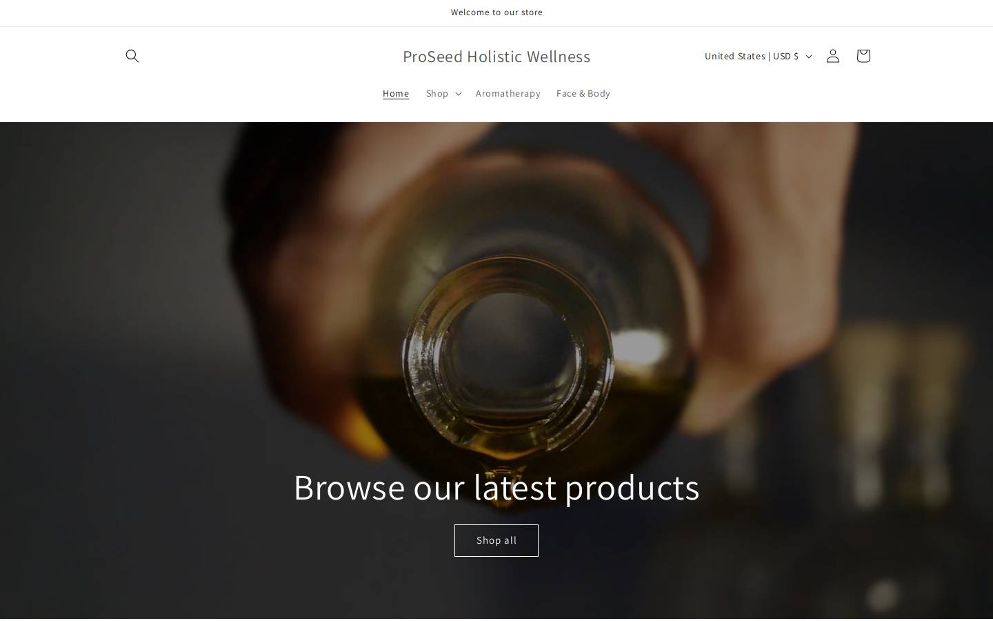 proseedholisticwellness.com homepage screenshot