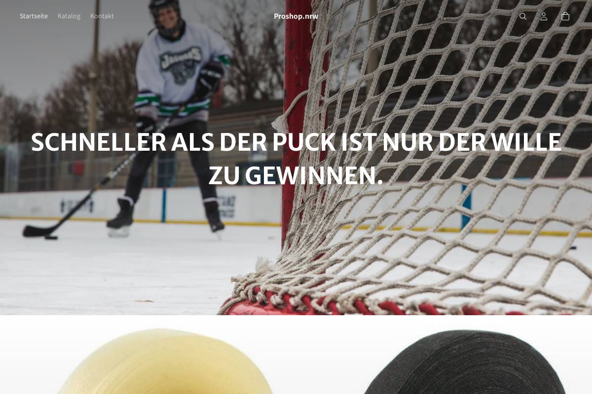 proshopnrw.de homepage screenshot