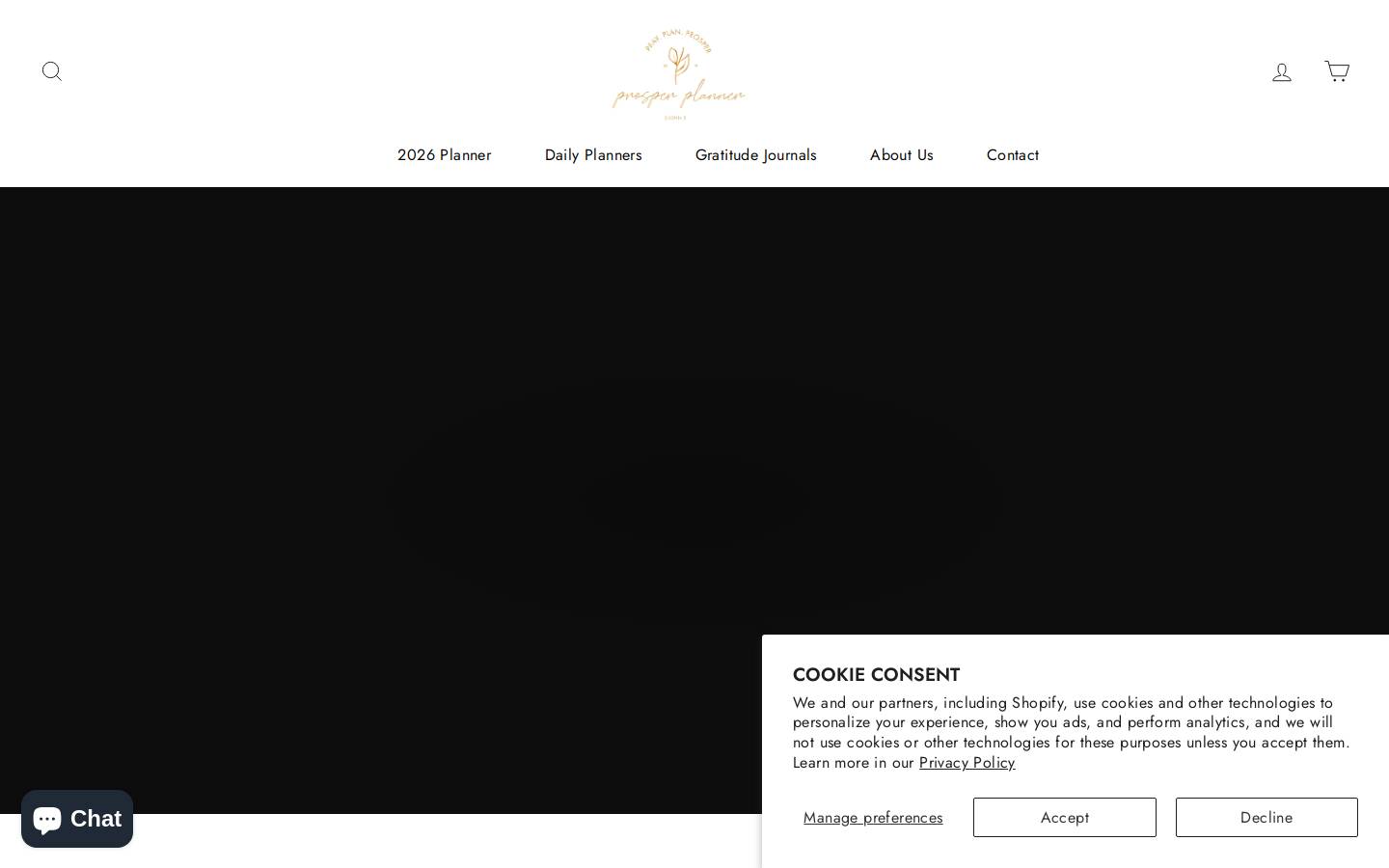 prosperplanner.com homepage screenshot