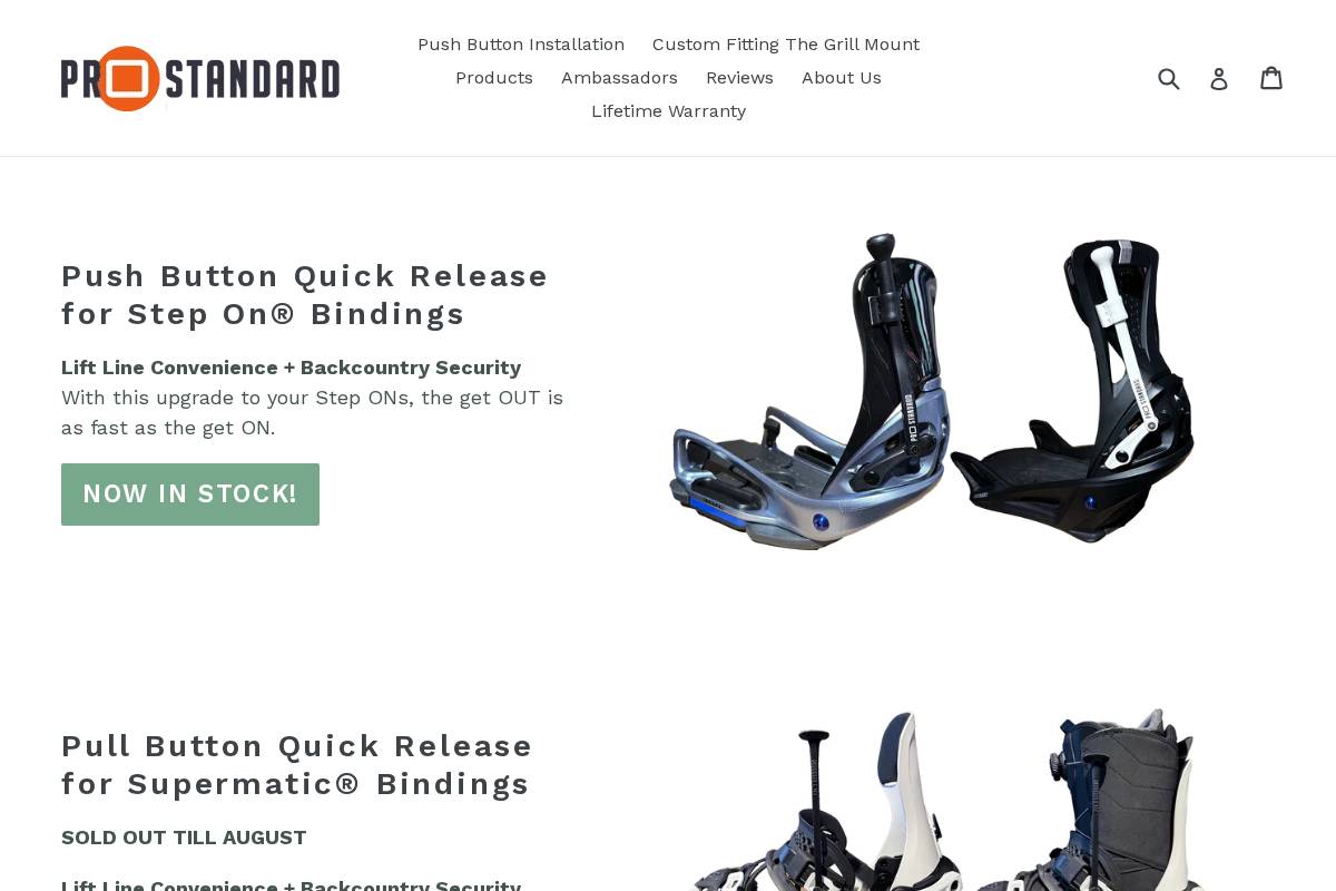 prostandard.com homepage screenshot