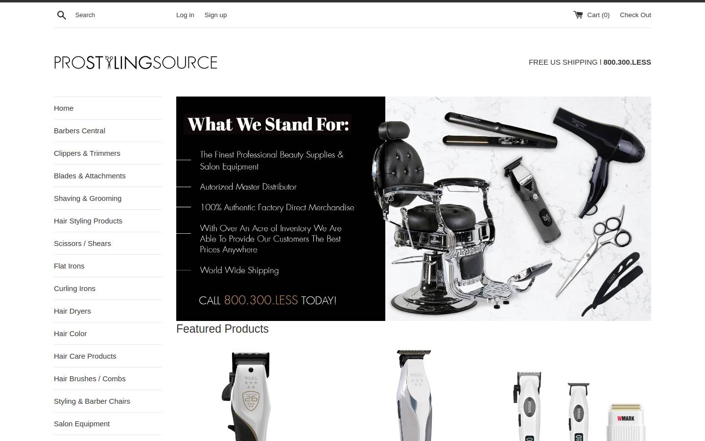 prostylingsource.com homepage screenshot