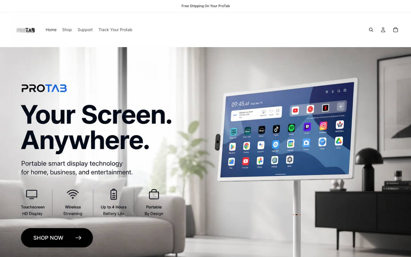 protabusa.com homepage screenshot