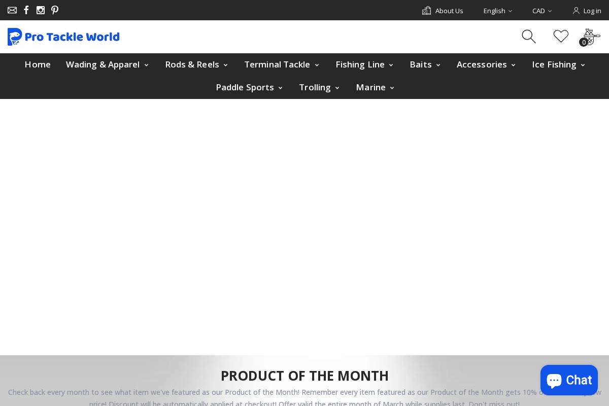 Protackleworld homepage screenshot