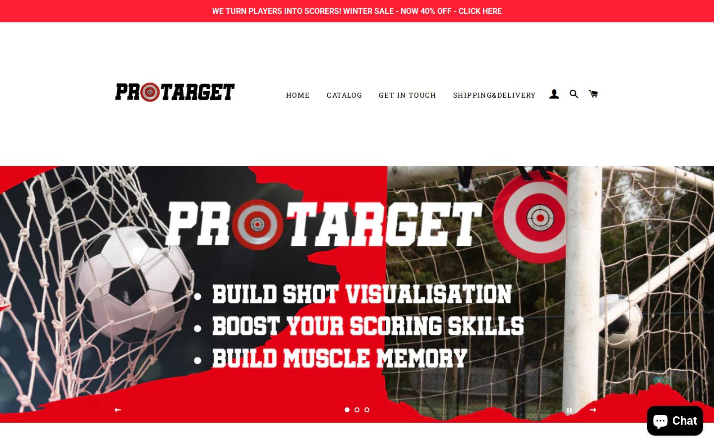 protarget.store homepage screenshot