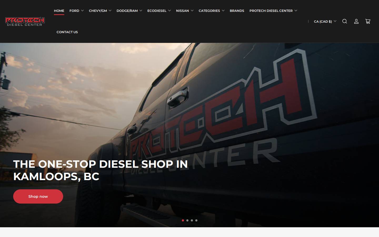 protechdieselcenter.com homepage screenshot