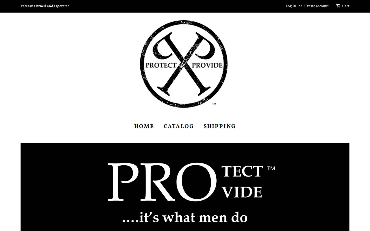 protectandprovideapparel.com homepage screenshot