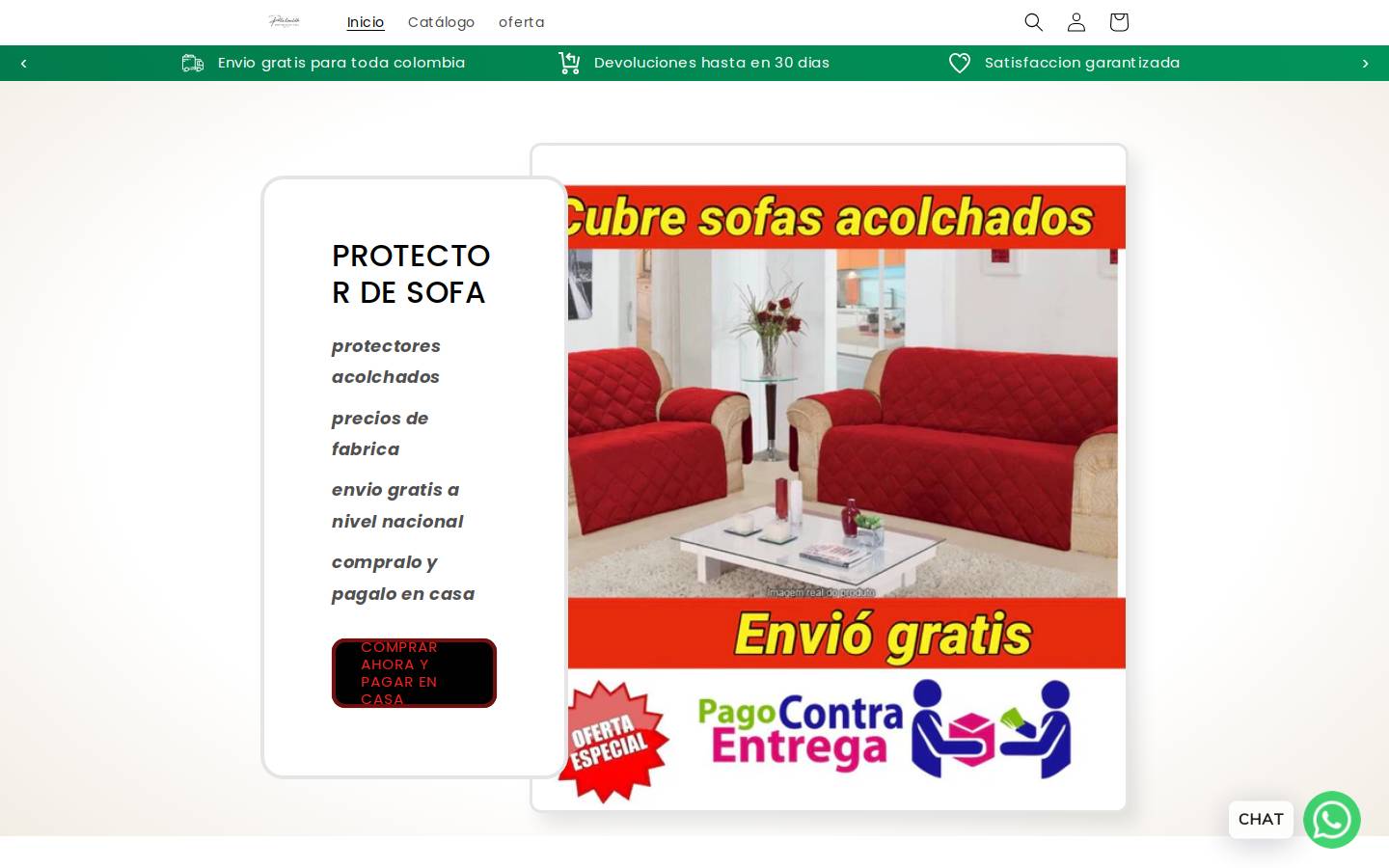 protectivecloth.com homepage screenshot