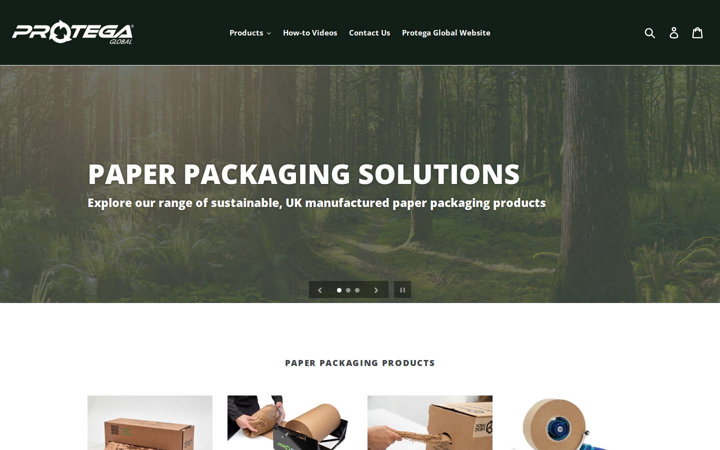 protega.shop homepage screenshot
