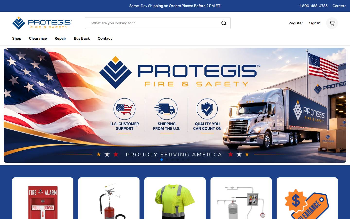 protegis.com homepage screenshot