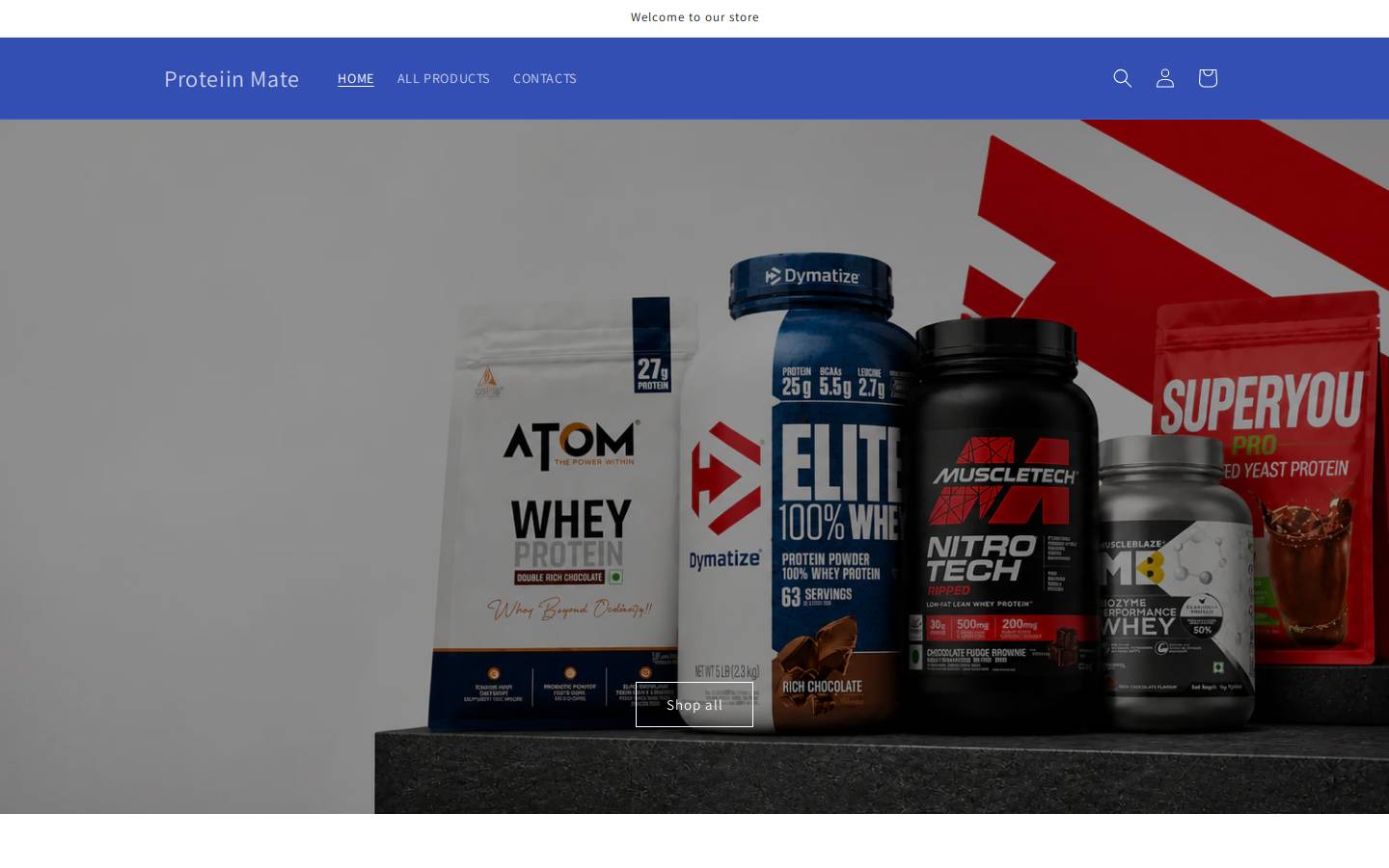 proteiinmate.shop homepage screenshot