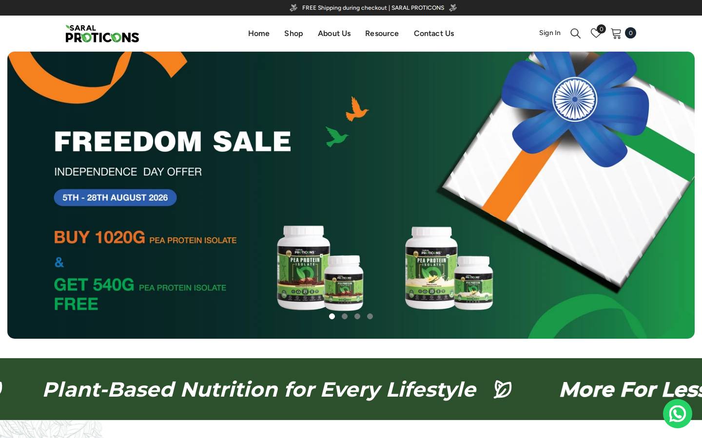 proticons.com homepage screenshot