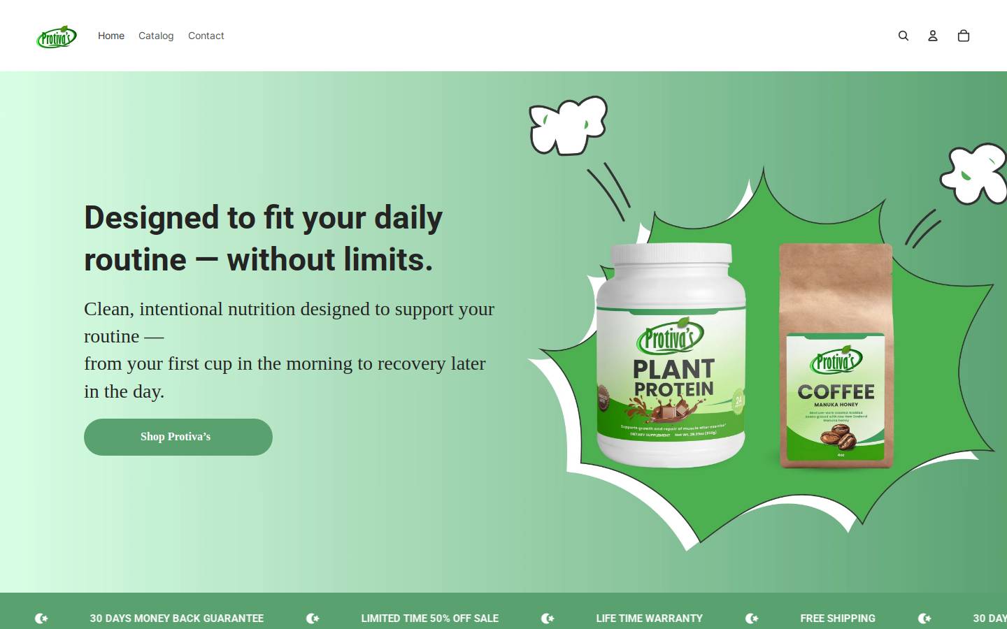 protivas.com homepage screenshot