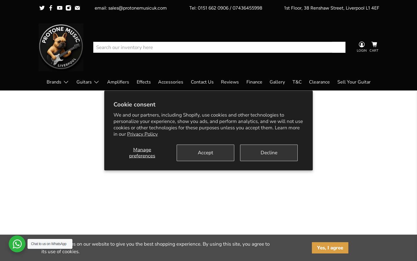 ProTone Music homepage screenshot