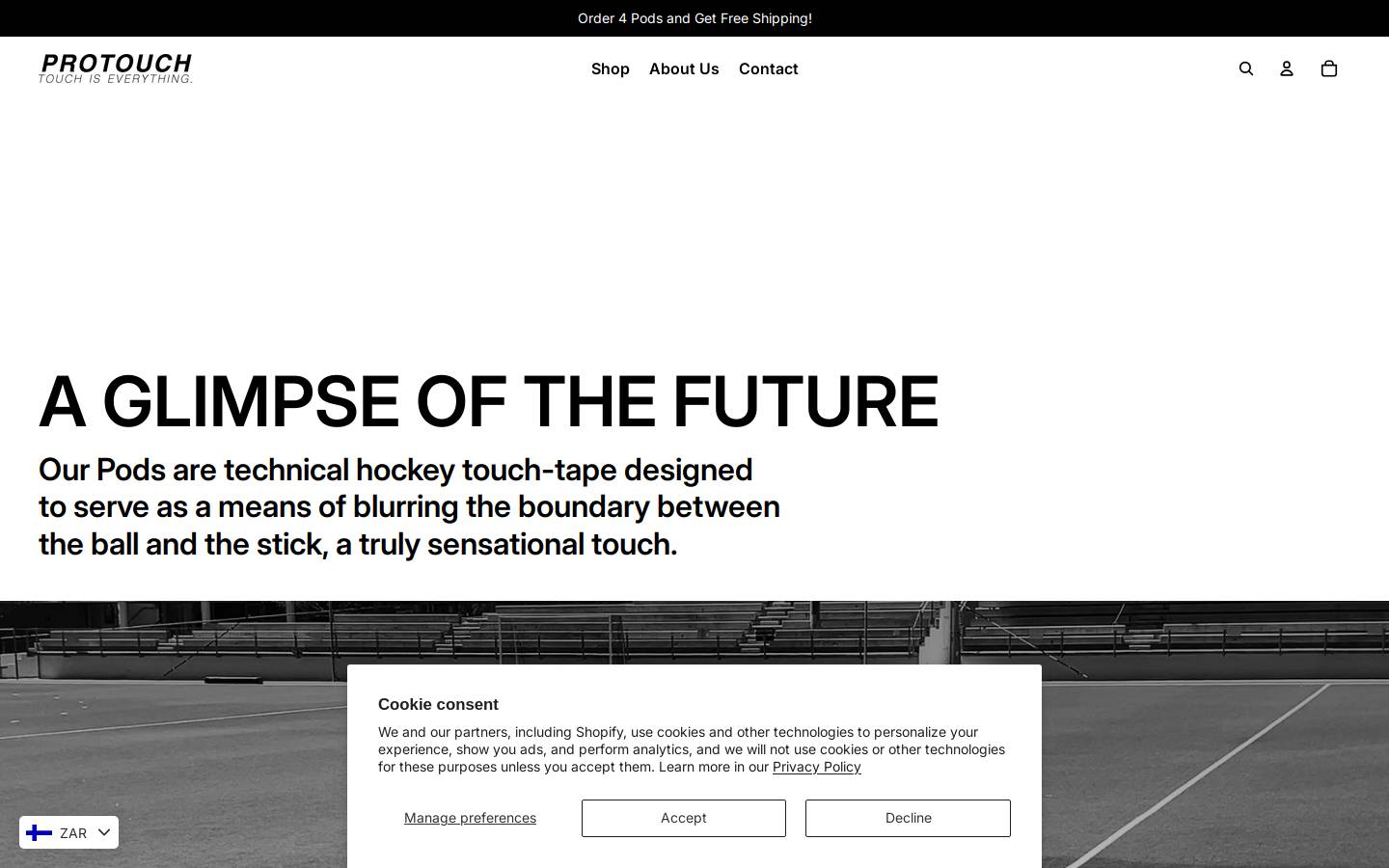 protouchhockey.com homepage screenshot