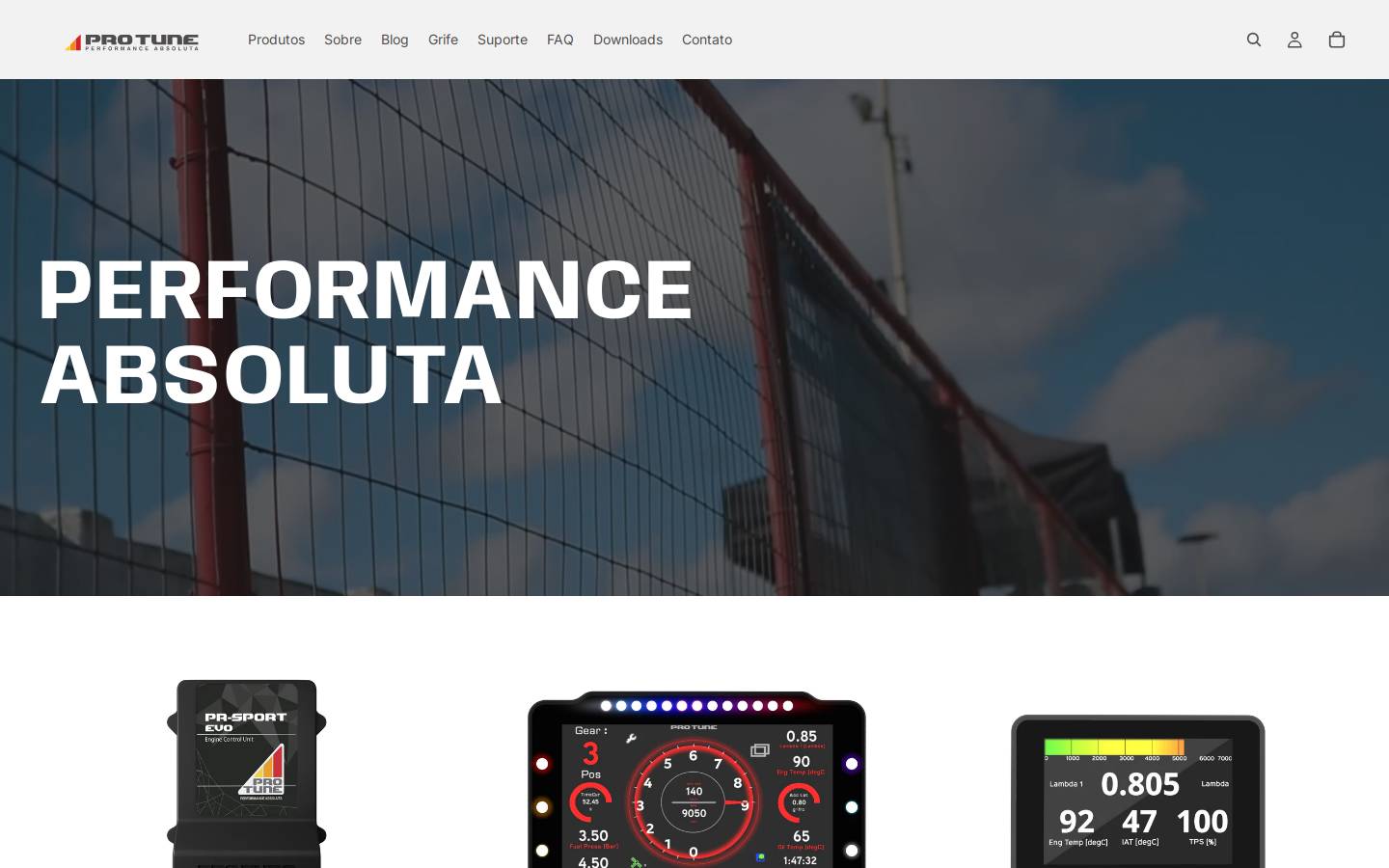 protune.com.br homepage screenshot