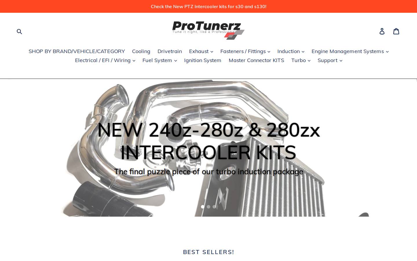 Protunerz homepage screenshot