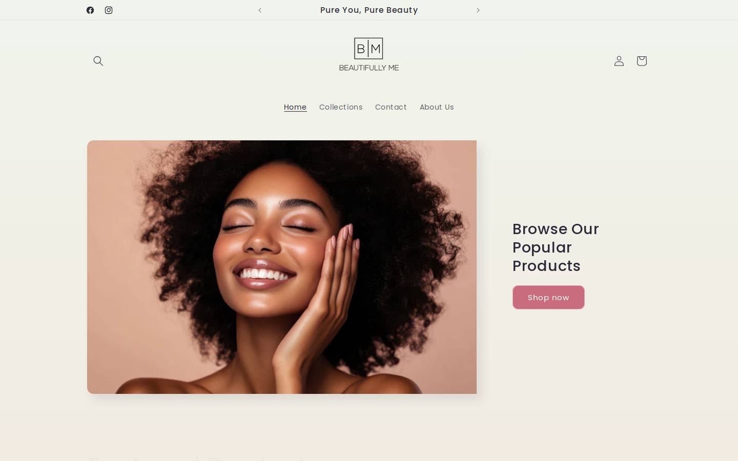 proudlybeme.com homepage screenshot
