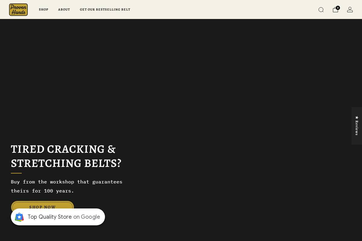 provenhands.com homepage screenshot