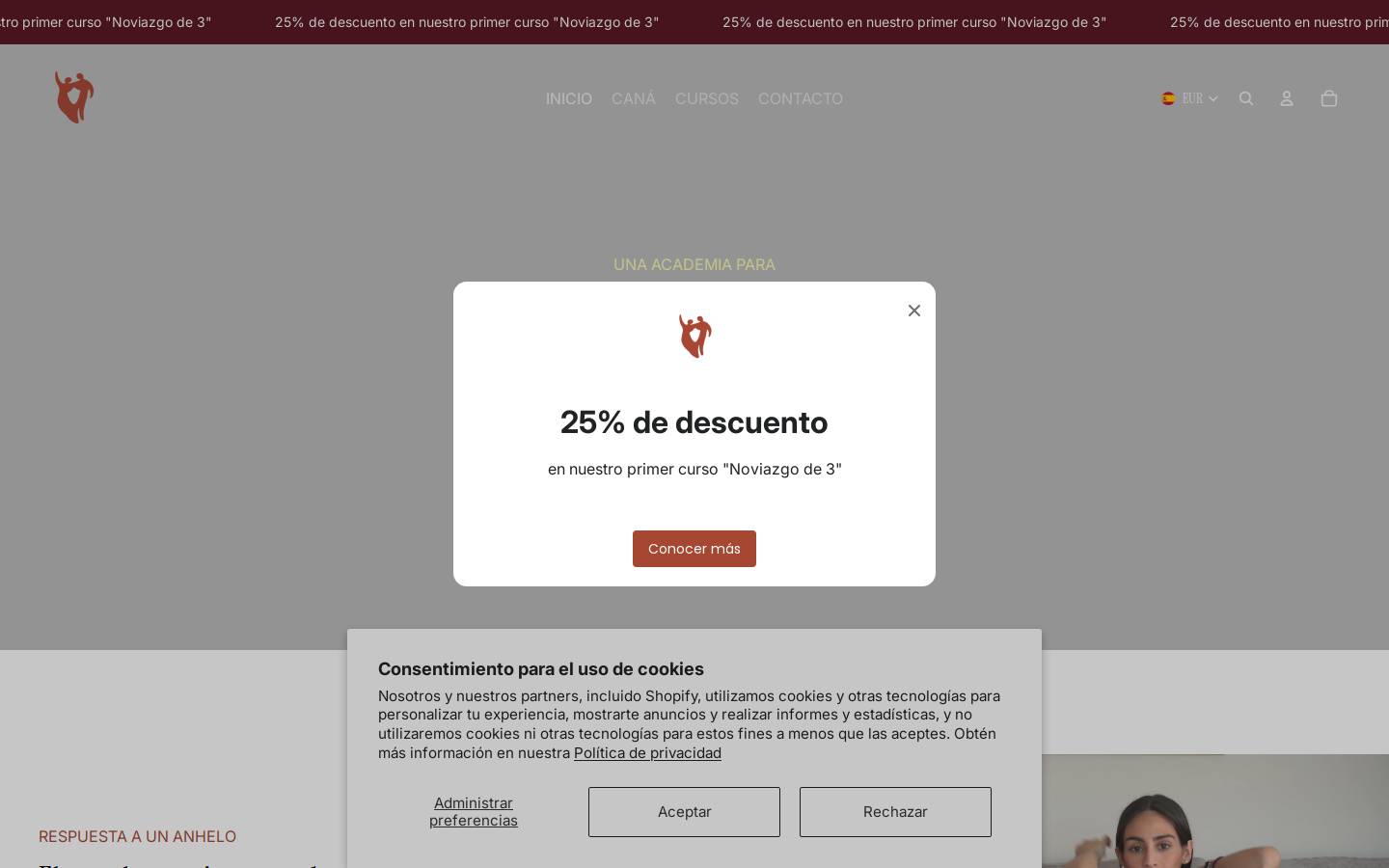 proyectocana.com homepage screenshot