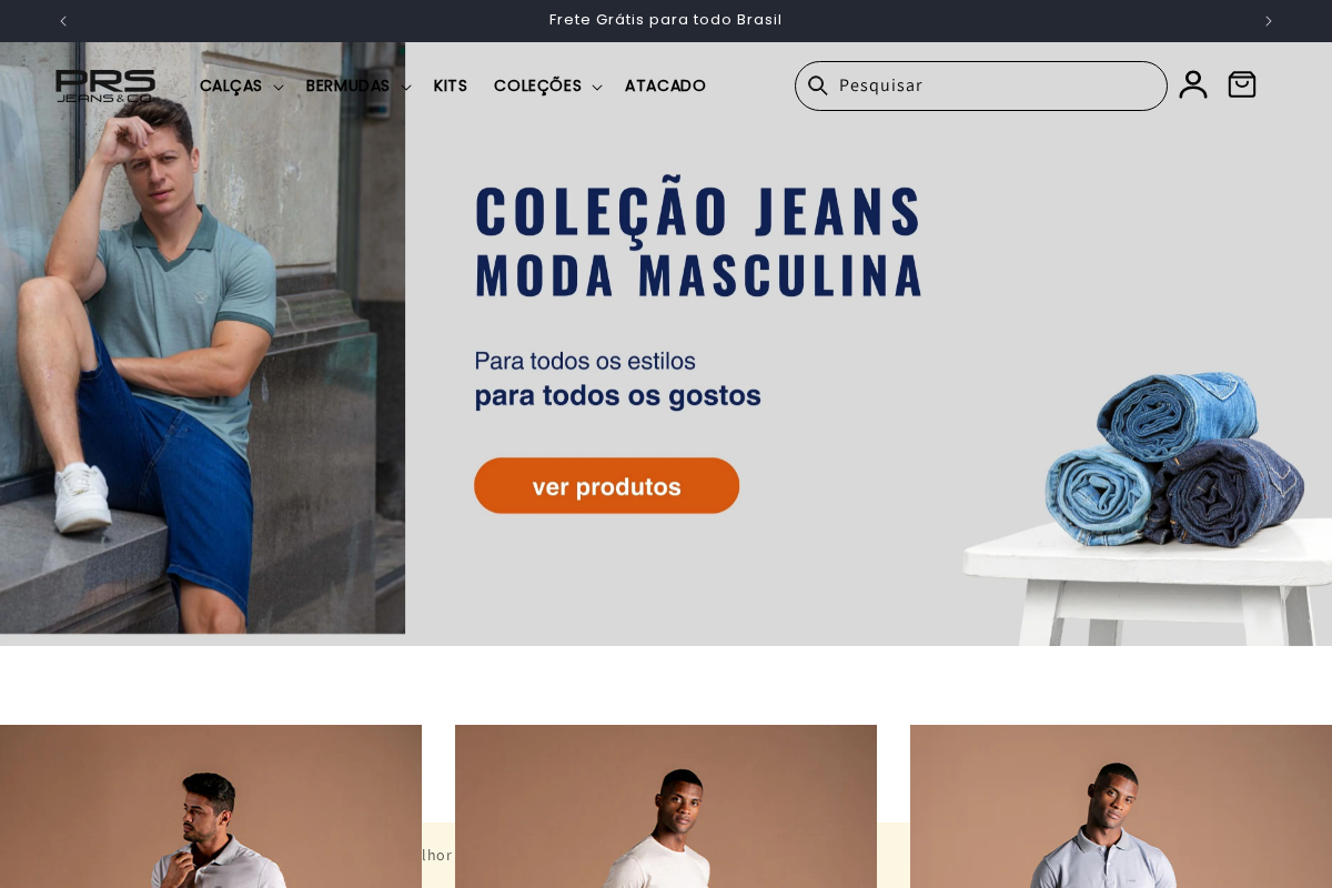 PRS Jeans & Co. homepage screenshot