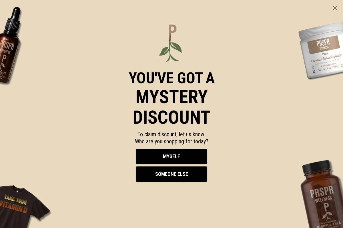 prsprwellness.com homepage screenshot