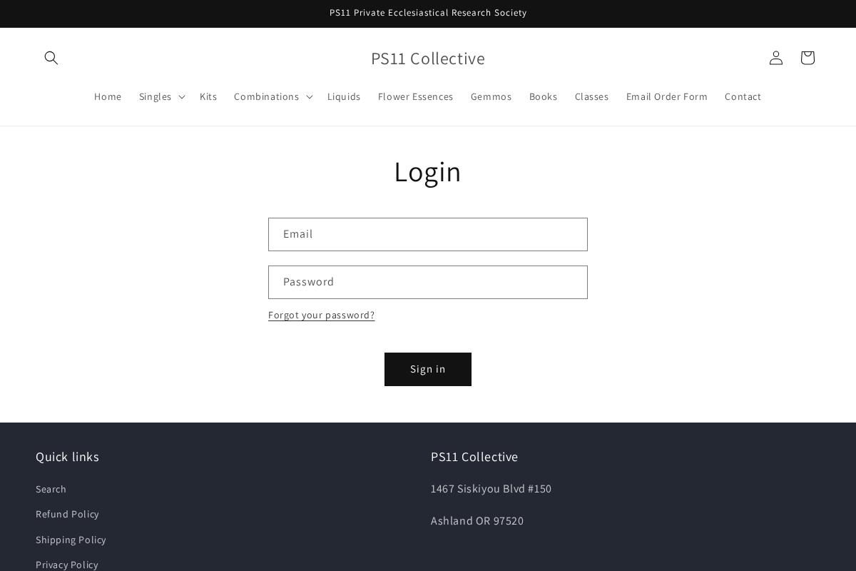 ps11collective.org homepage screenshot
