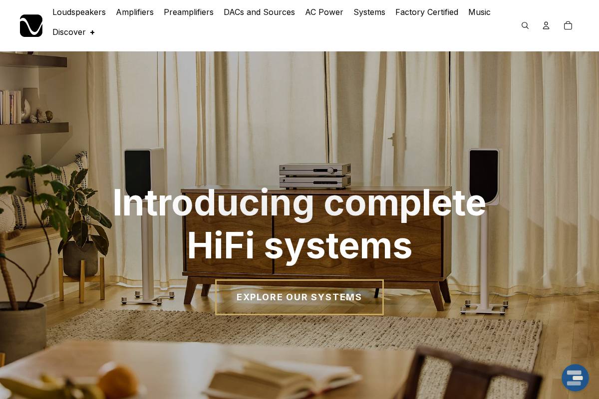 psaudio.com homepage screenshot