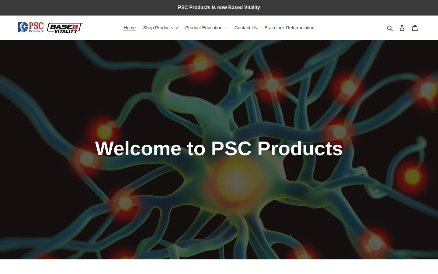 pscproducts.com homepage screenshot
