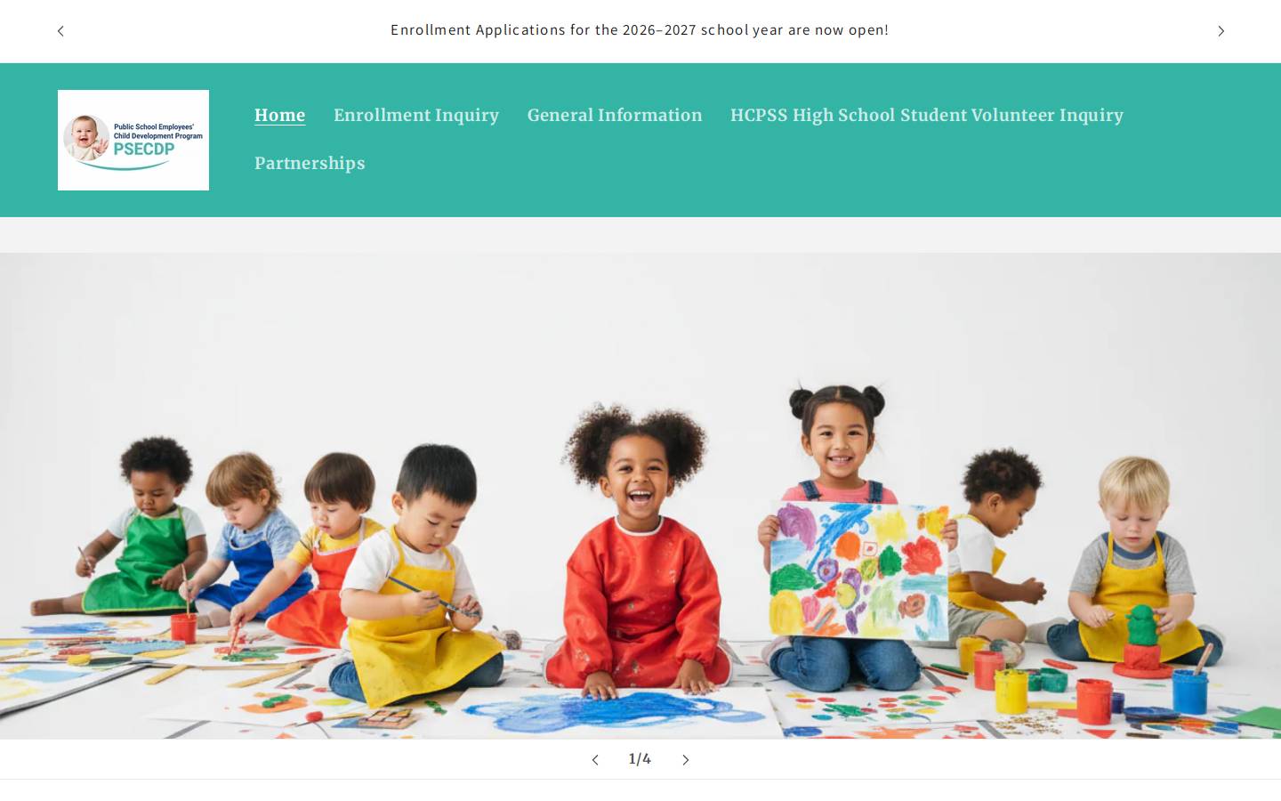 psecdp.org homepage screenshot