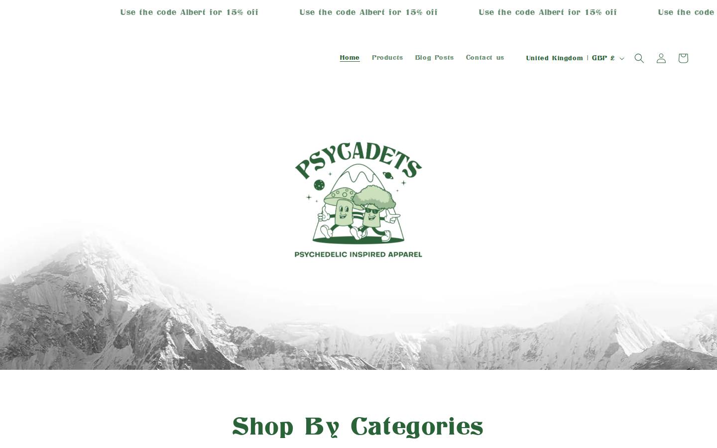 psycadets.org homepage screenshot
